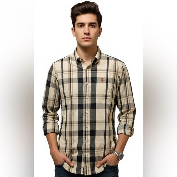 U.S. Polo Assn. Other - U.S. Polo Assn. Long Sleeve Plaid Button Down Shirt Small Casual Classic Style